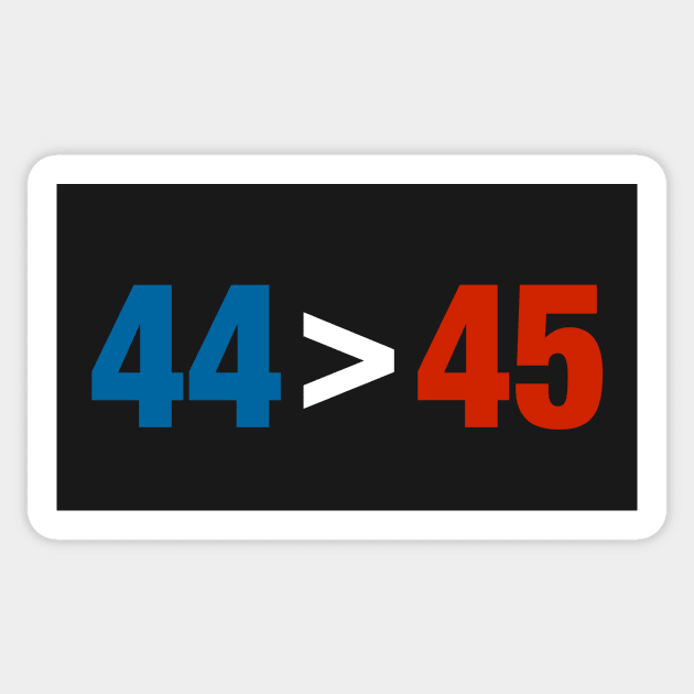 44 is greater than 45 Sticker by gnotorious